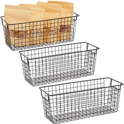 Metal Storage Basket Organizers