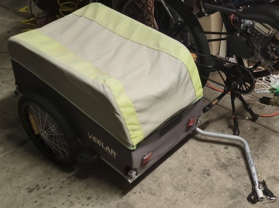 Heavy Duty Foldable Bike Cargo Trailer
