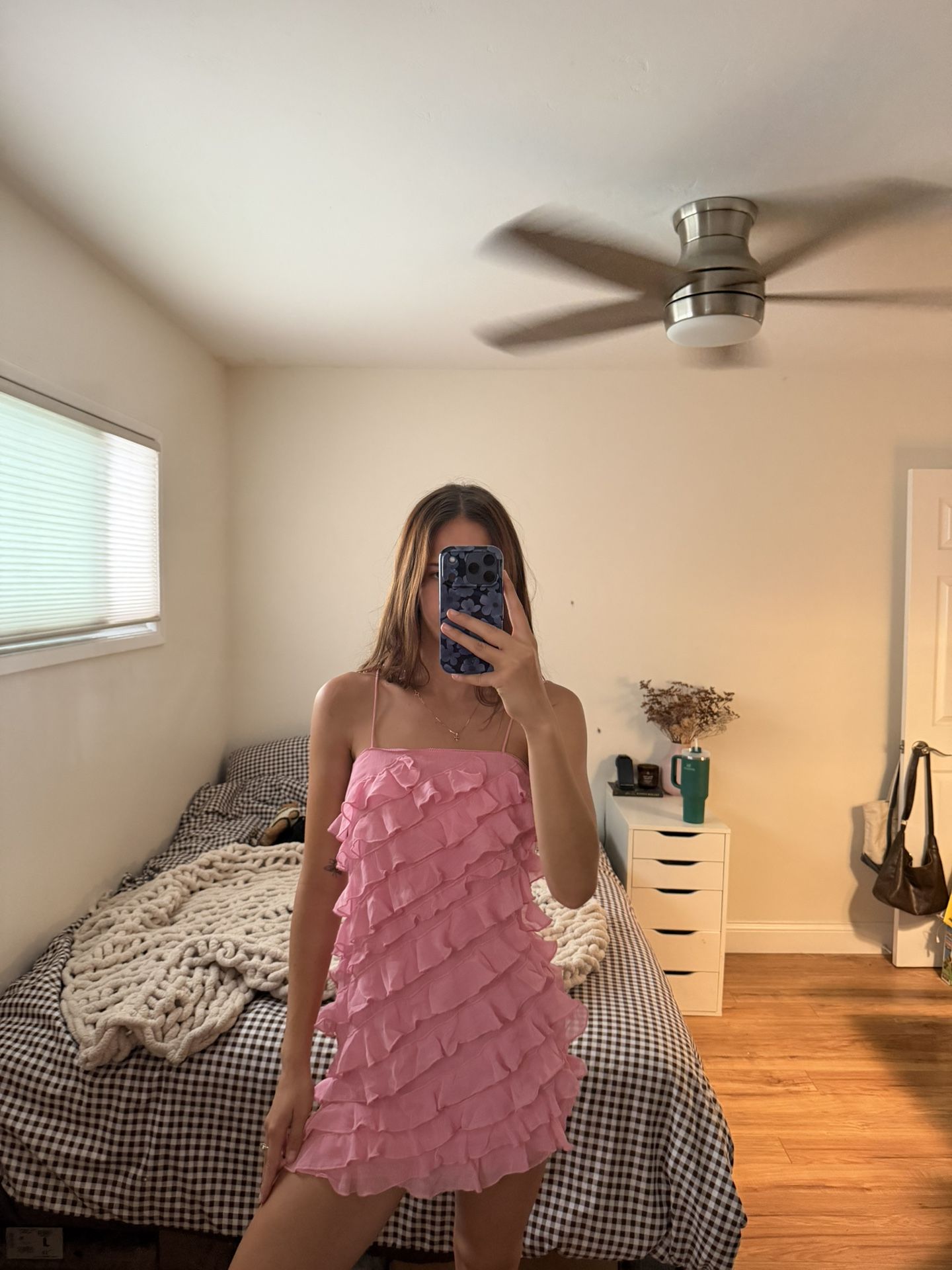 Pink Ruffle Dress