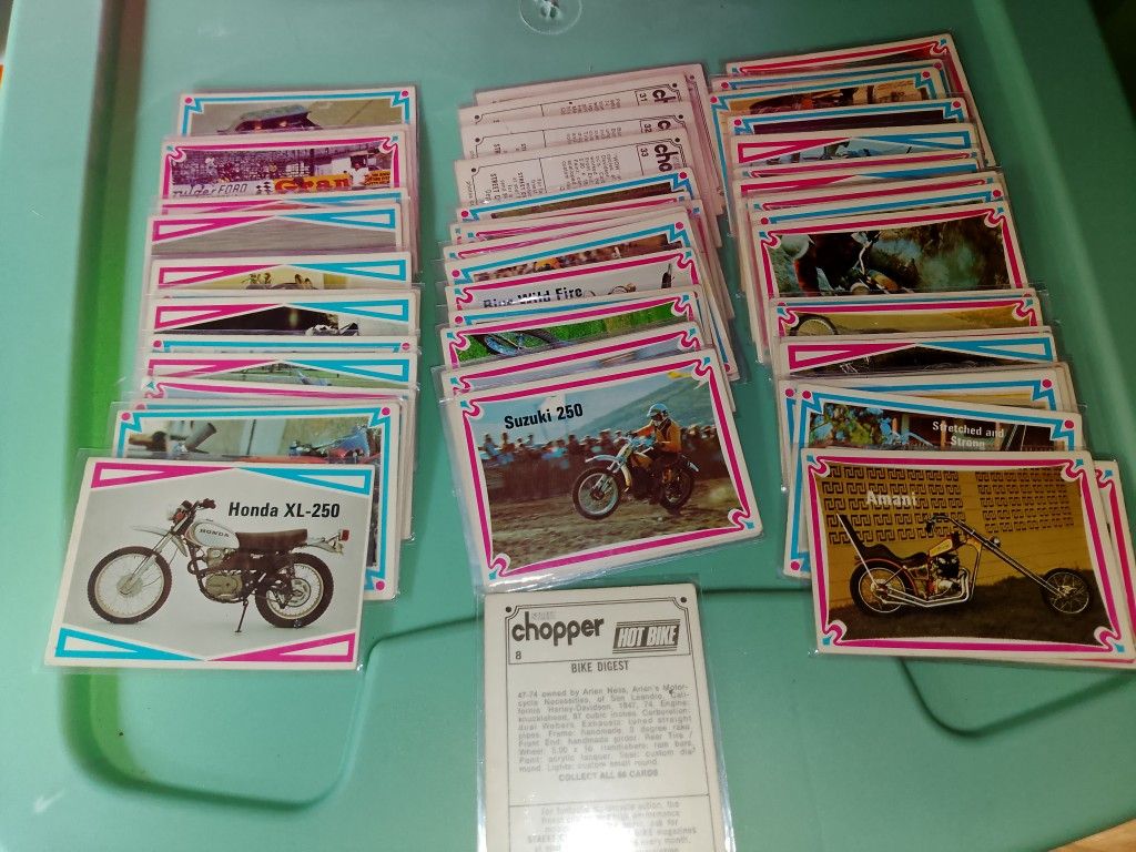 Vintage Chopper Trading Cards