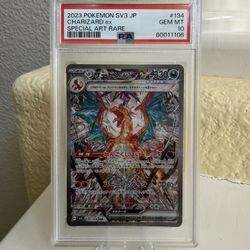 2023 POKEMON JPN RULER OF THE BLACK FLAME SPECIAL ART RARE CHARIZARD EX PSA 10