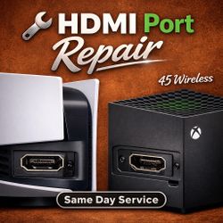 HDMI Port Repair PS5/Xbox - Same Day Service 
