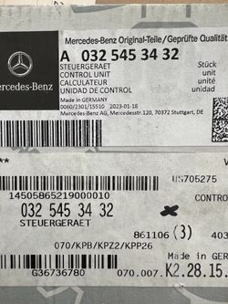 NEW OEM Mercedes-Benz Transmission Control Module (TCM)Part #: A 032 545 34 32