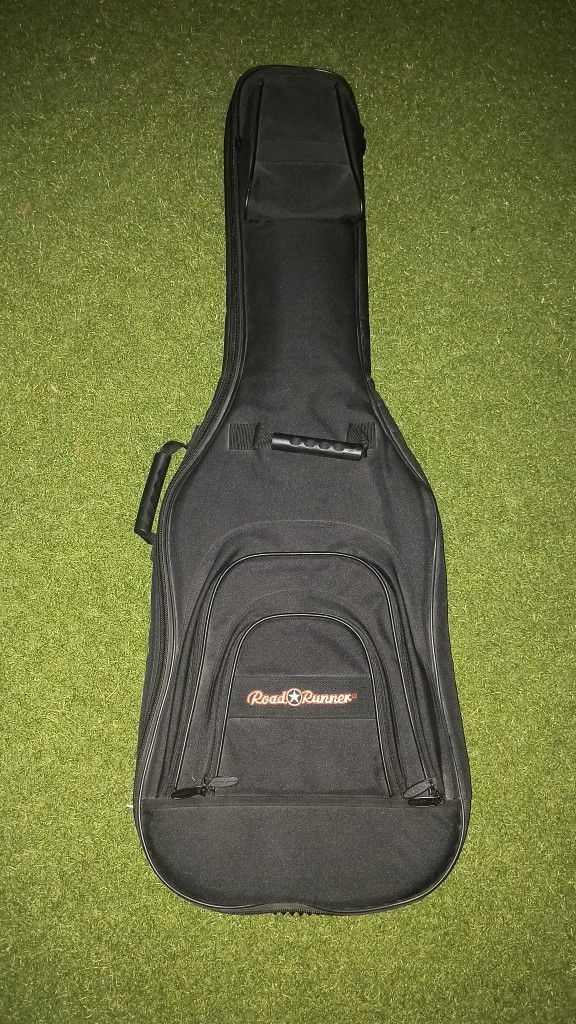 Road Runner Electric Bass Guitar Padded Backpack Travel Gig Bag For Sale!!!