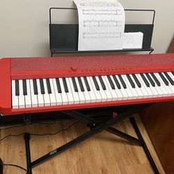 Piano With Weighted Keys