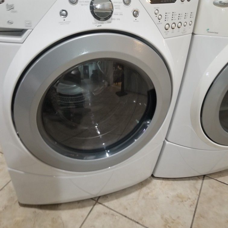 Whirlpool Duet Front Load Stackable Washer And Gas Dryer for Sale in
