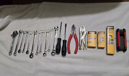 Brand New Mixed Tool Lot – Wrenches, DeWalt Nails, Pliers & Screwdrivers