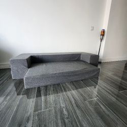 80 in. Grey Queen Size
Folding Sofa Couch Bed
Convertible Floor Couch
Lounge Sleeper Bed