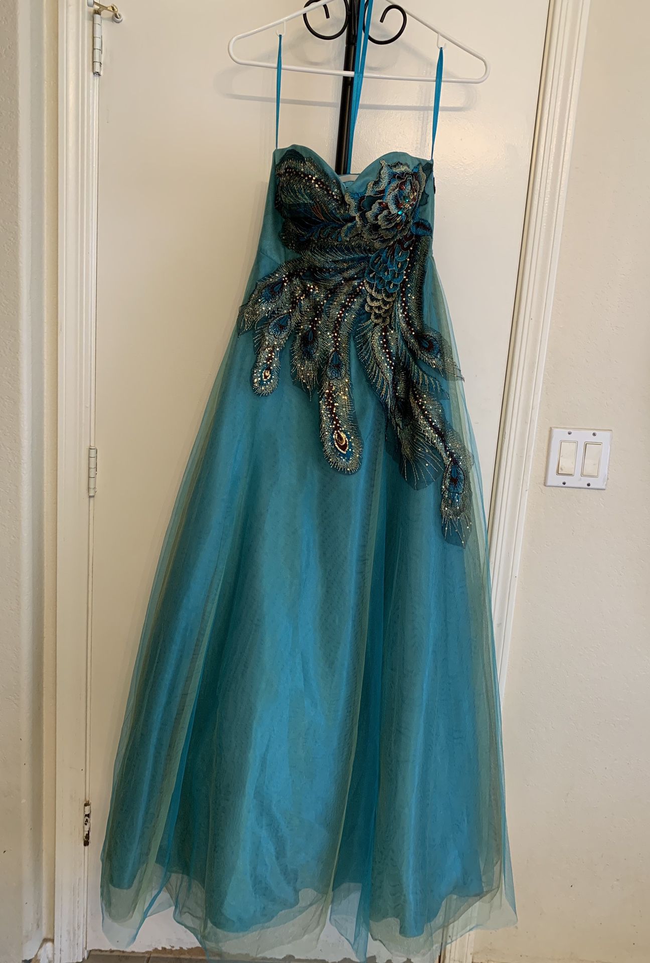 Peacock Prom Dress