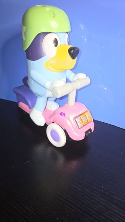 VTech Bluey Scooter Time Interactive Electronic Toy – Lights & Sounds – Works Great