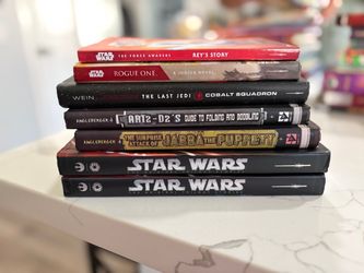 Assortment of Star Wars books