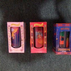 Disney Collection Glasses  Coke Cola