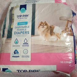 Disposable Female Dog Diapers Small 25 Count