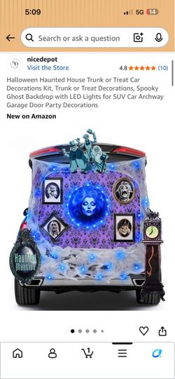 Halloween Haunted Mansion Trunk or Treat Decoration Kit
