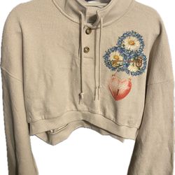 Boys Lie Women's Cropped Crewneck NWT