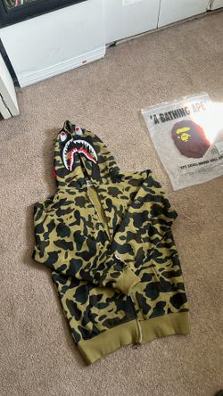 Bape camo zip up size small brand new