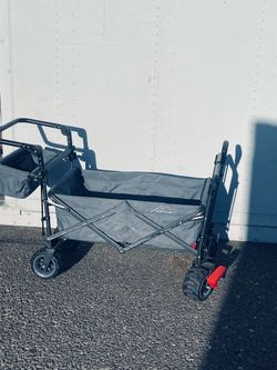 Maxwell Heavy Duty Folding Utility Wagon w/Big Wheels
