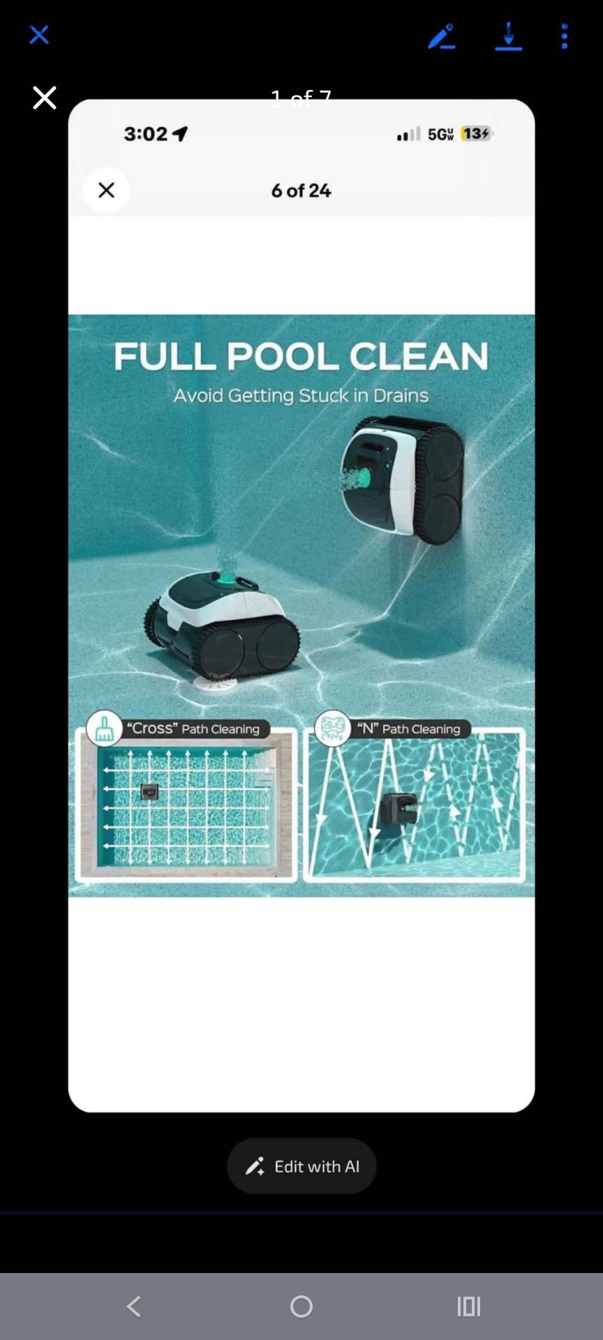 Robot pool cleaner