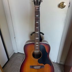 50 year old Yamaha acoustic guitar