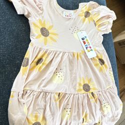Little Girls Dress And Romper 2t 