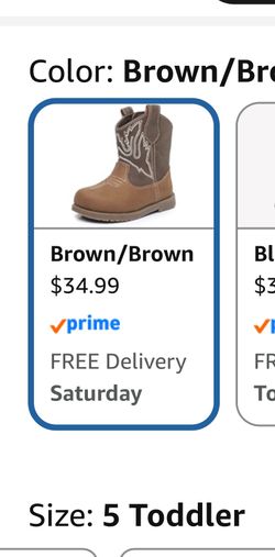 Baby boots size 5