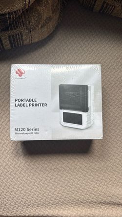 Phomemo M120 Portable Label Printer - Brand New Sealed (Includes 3 Rolls)