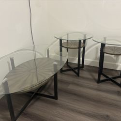 Glass Table set