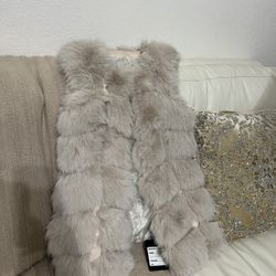 Not Real Fox Fur, Vest