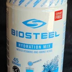 5 Containers Biosteel Zero Sugar Hydration Mix 45 servings Per Container!