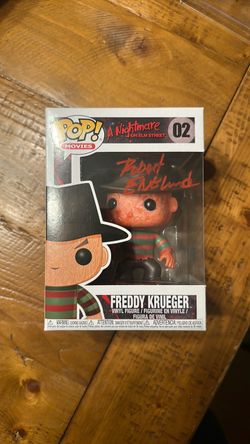 Robert Englund Signed Freddy Krueger Funko Pop #02 (Beckett COA)
