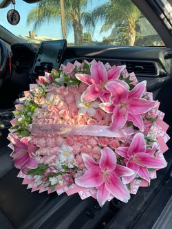 Lily rose bouquet 100 roses