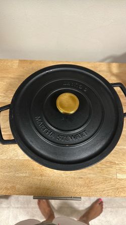 Martha Stewart 6 Quart Cast Iron Dutch Oven