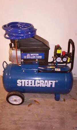 Steelcraft 13 gallon 5 HP Air compressor