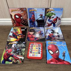 The Amazing Spider Man Books Bundle With Reader Speaker. Story Reader . Me Reader Brand. Boys Ages 6-8. Follow Along Reading 