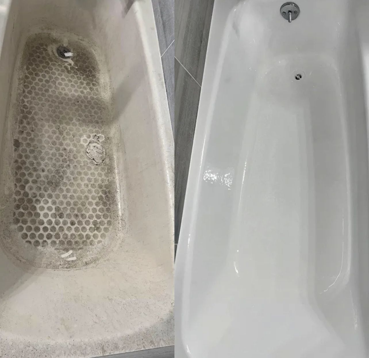 Reglazed tub / Countertops