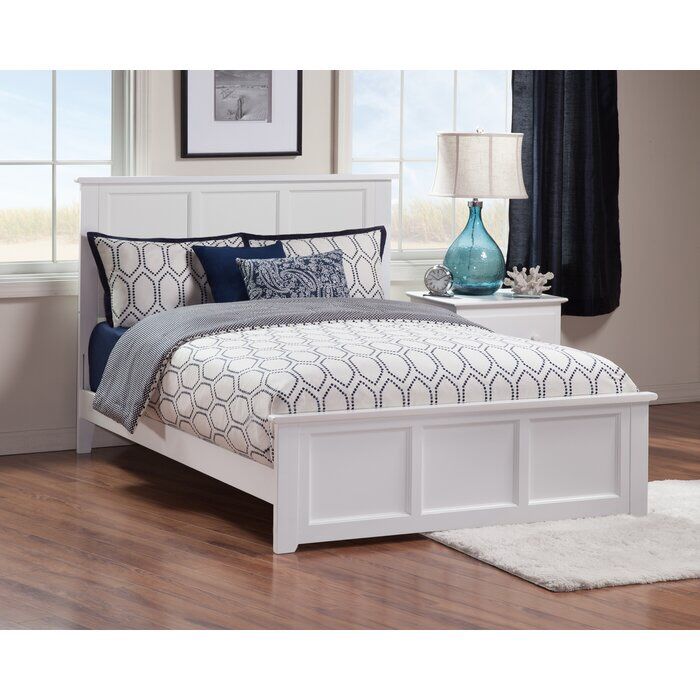 Queen bed frame w/matching night stand