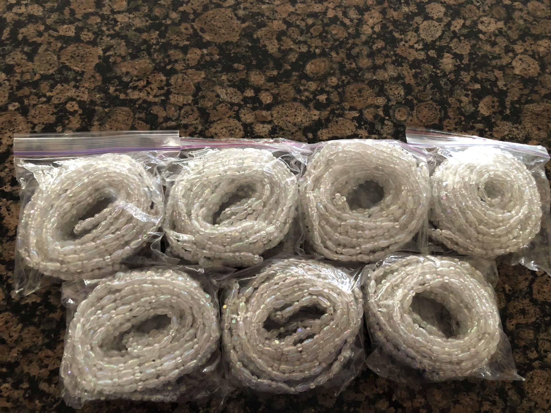 (8) Strands / Wired Beaded Garland