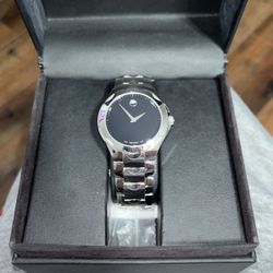 Silver Luxurious Movado Watch