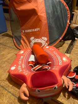 Mambobaby Float Deluxe  Crab Orange