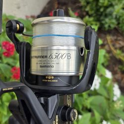 Shimano 6500B Baitrunner (like new)/Sam Scott Rod