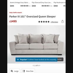 Queen Pullout Couch Like New