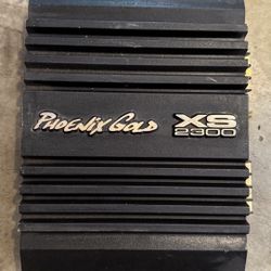 Phoenix Gold XS2300 Car Audio Amplifier – Untested, As-Is Vintage Phoenix Gold XS2300 car audio amplifier. Shows cosmetic wear from use. Untested, sel