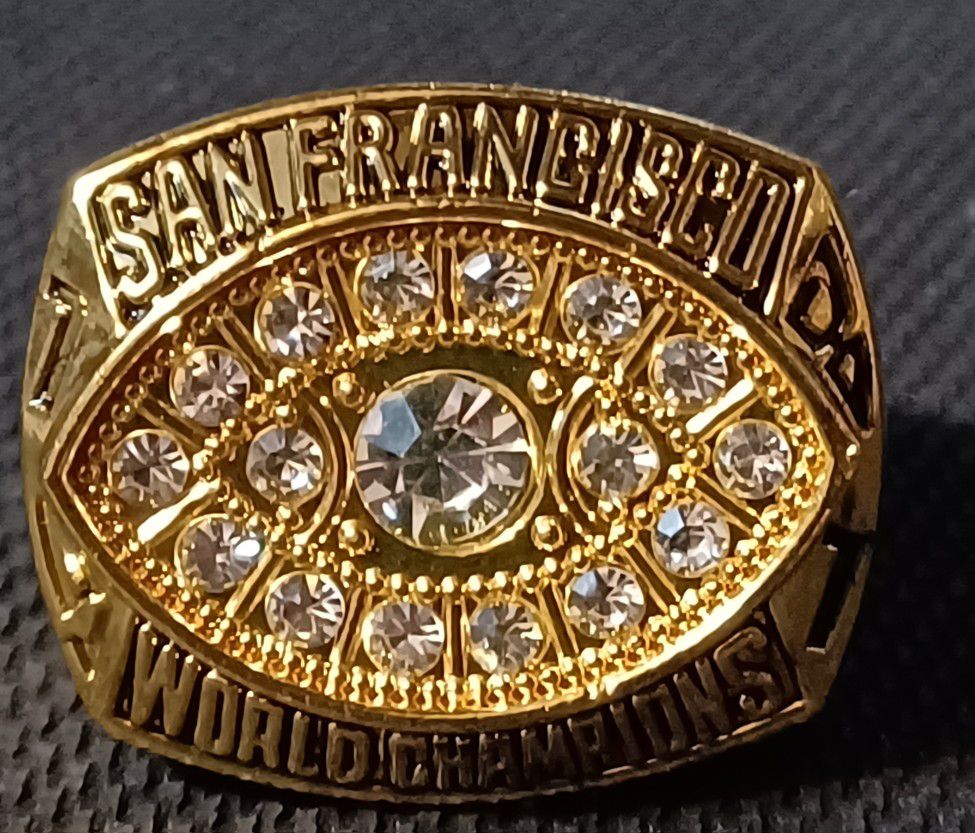 San Francisco 49ers SB Ring 1981 MVP Joe Montana Rice New Heavy Detailed