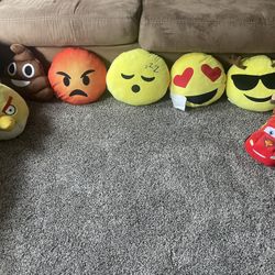 Small / Medium Plush Plushies Stuffed Animals Emojis Cars Angry Birds More Bundle Lot