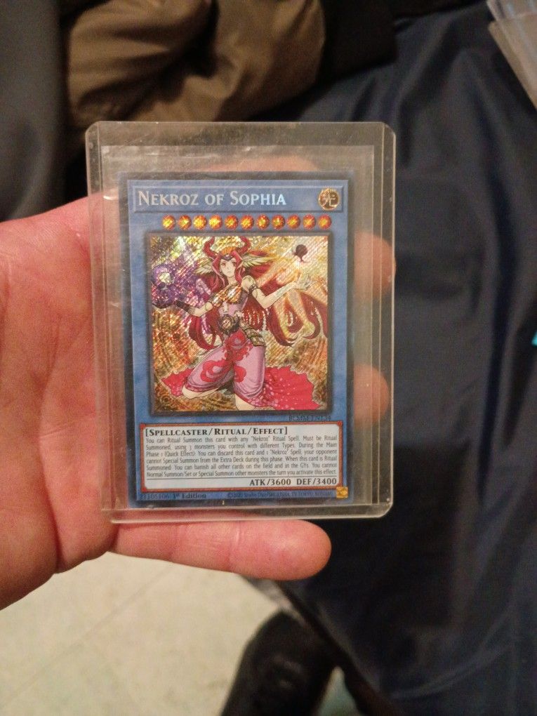 Yup Gi Oh Single Card "Nekroz Of Sophia" Holo RARE*
