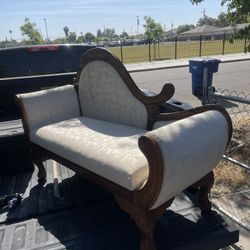Couch can be put at the end of the bed