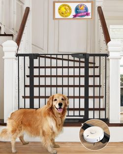 Open-Box New Cumbor Extra Wide Pressure Mounted Safety Baby Gate
