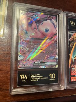 Gem Mint Mew Pokemon Card Slab