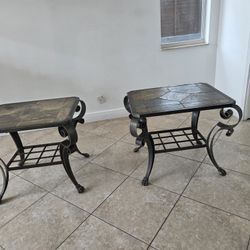 2  mesas Puro ierro
