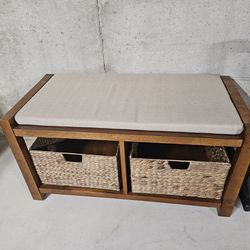 Entry Bench With Storage